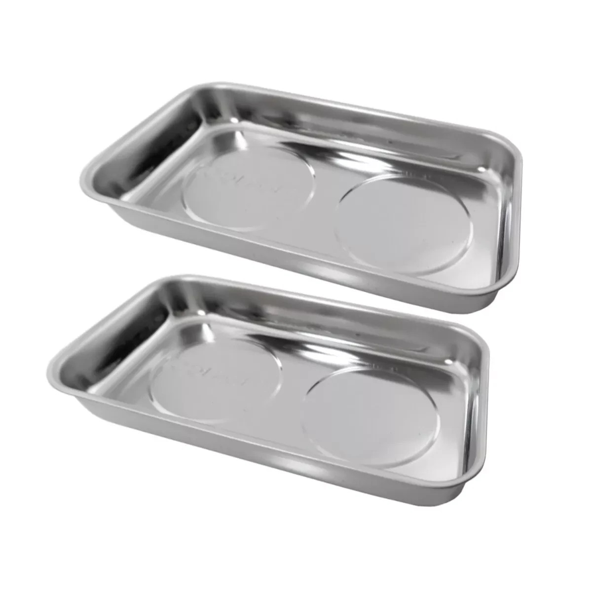 Magnetic Parts Trays 230mm x 140mm (9") Stainless Steel Rectangular | (Set of 2)