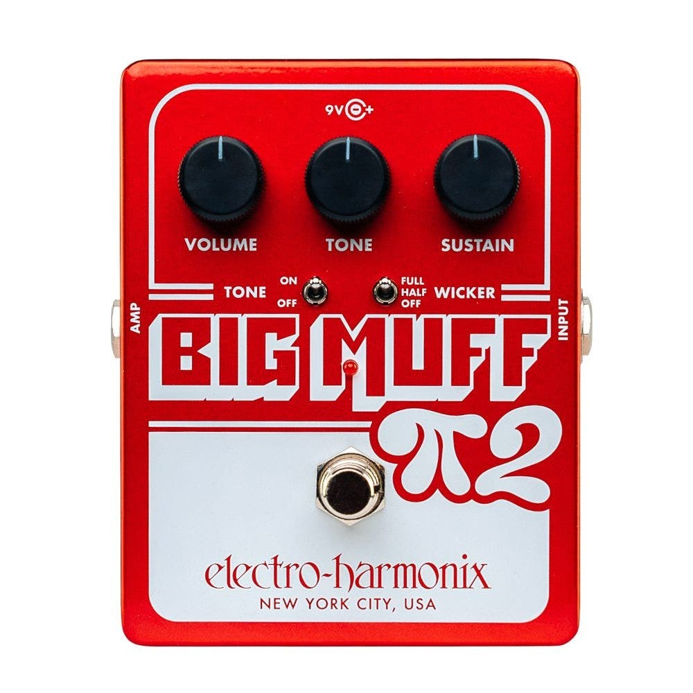 EHX Electro-Harmonix Big Muff Pi 2 Tone Wicker Fuzz Guitar Effect Pedal