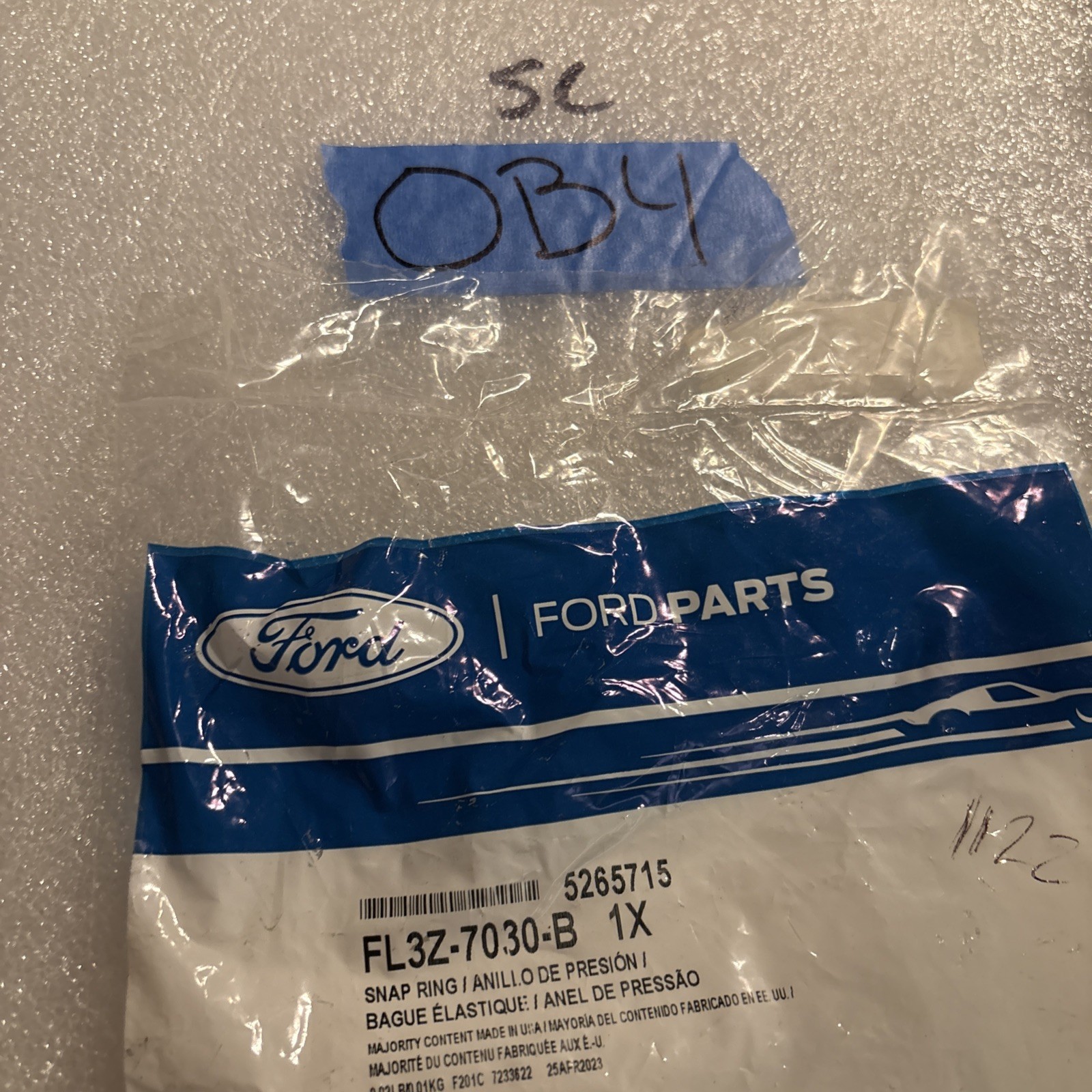 Genuine Ford OE Snap Ring FL3Z-7030-B