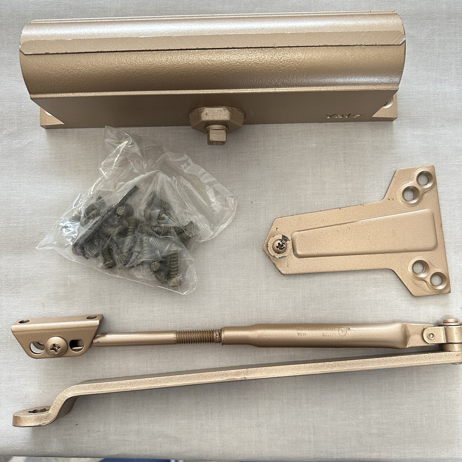 Yale 50 Series Door Closer Narrow Stile Type PA55 Finish BL