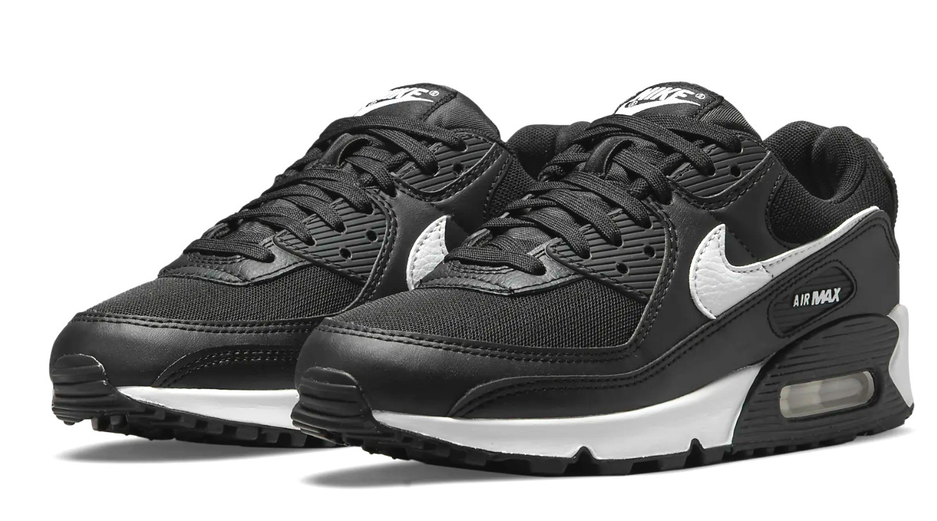 NIB Nike Air Max 90 Women's /  DH8010-002 / Black/White-Black / New In Box