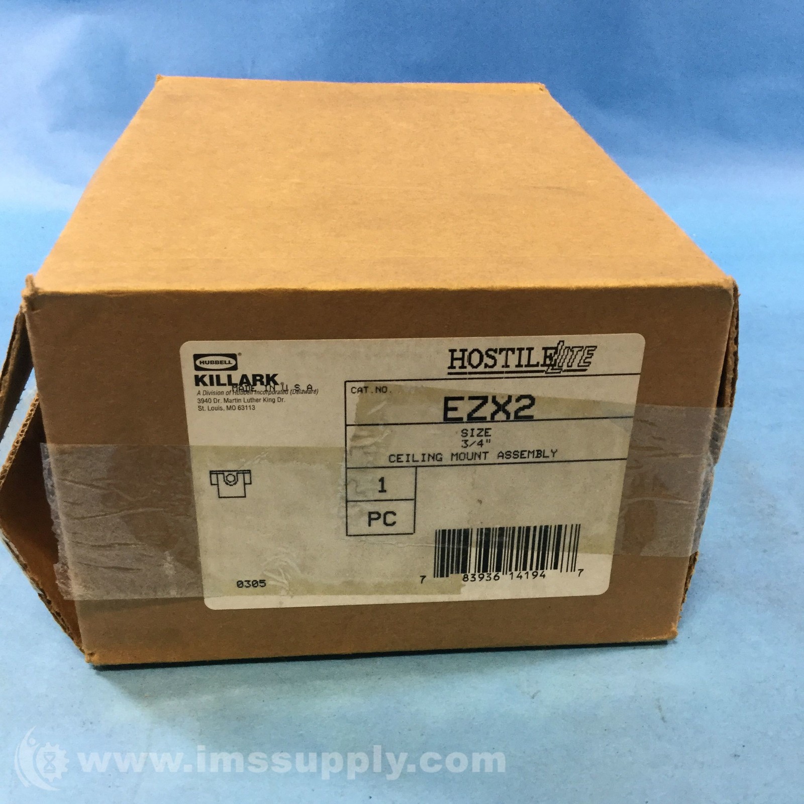 Hubbell EZX2 Ceiling Mount Assembly FNOB