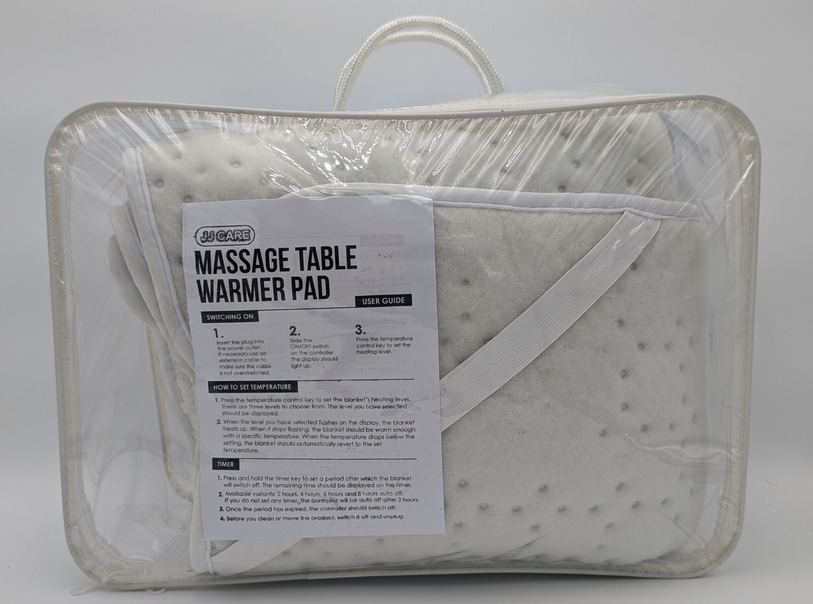 JJ Care Massage Table Warmer Pad - Still in original packaging