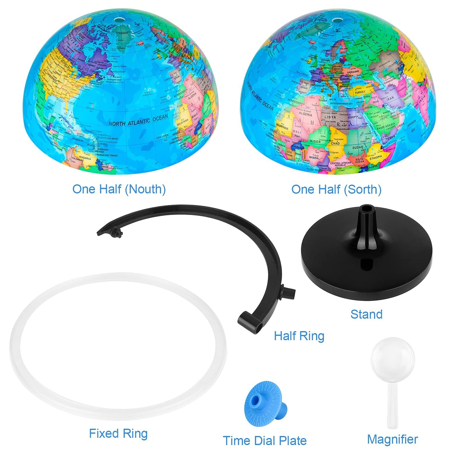 10'' World Globe for Kids Learning