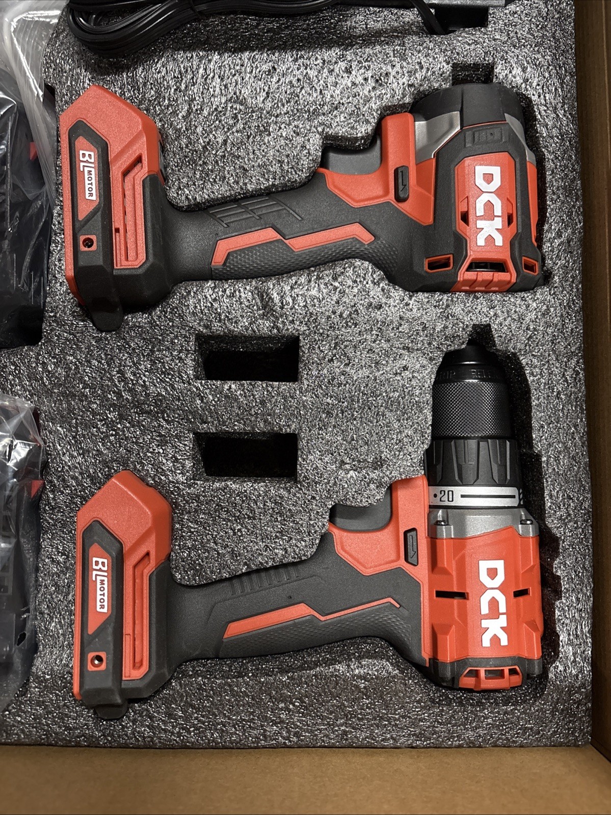 DCK Cordless Combo Kit Brushless 20V KDKIT26 Hammer Drill & Impact Driver