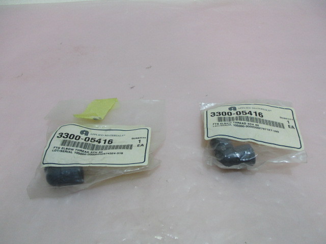 AMAT 3300-05416, FTG Elbow Threads SCH 80. 417079