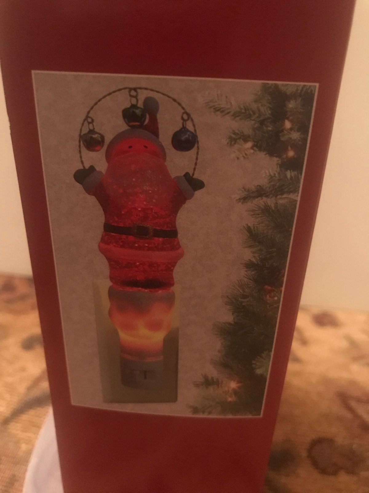 New in Box Santa Night Light