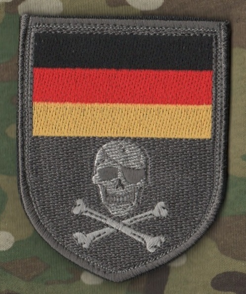 ALLIED COALITION FORCES JSOC ISAF OPERATOR JUMPSUIT vêlkrö FLAG: GERMAN SKULL C