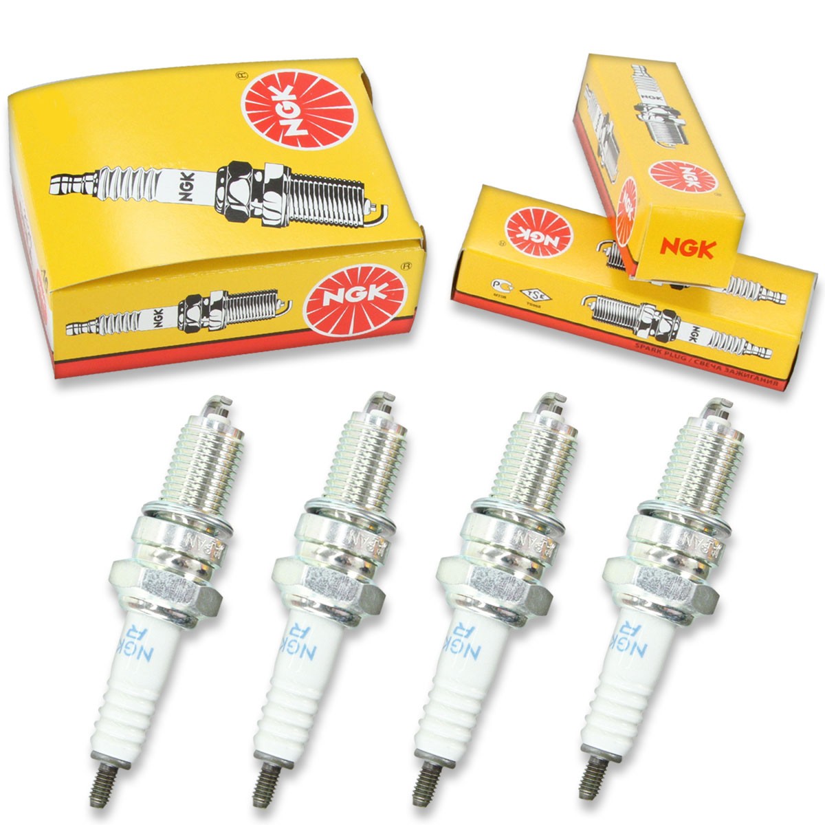 4pcs Bimota DB2 NGK Standard Spark Plugs 900 Kit Set Engine gh
