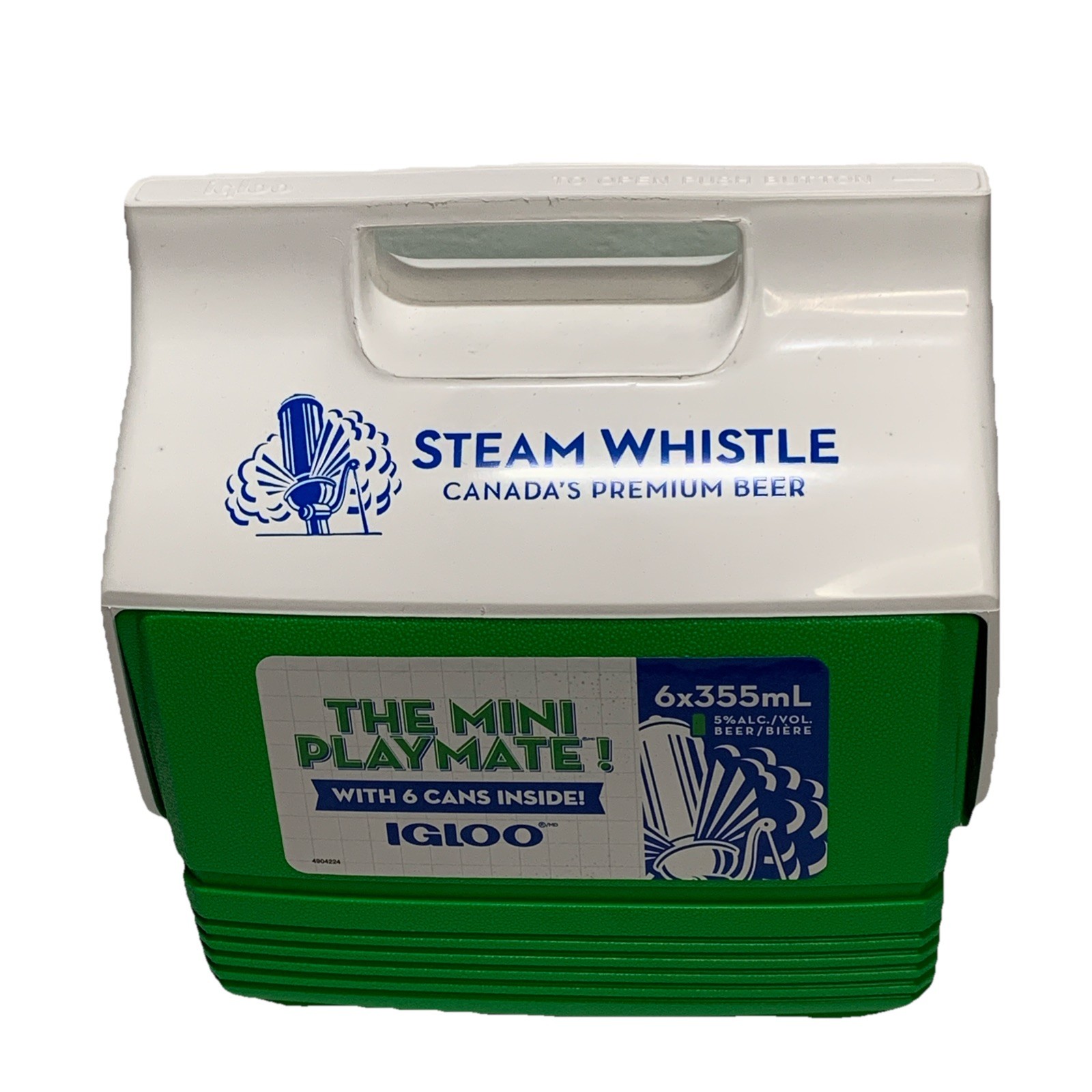 Steam Whistle Brewery Canada Insulated Cooler 6 Can Igloo Playmate Mini New