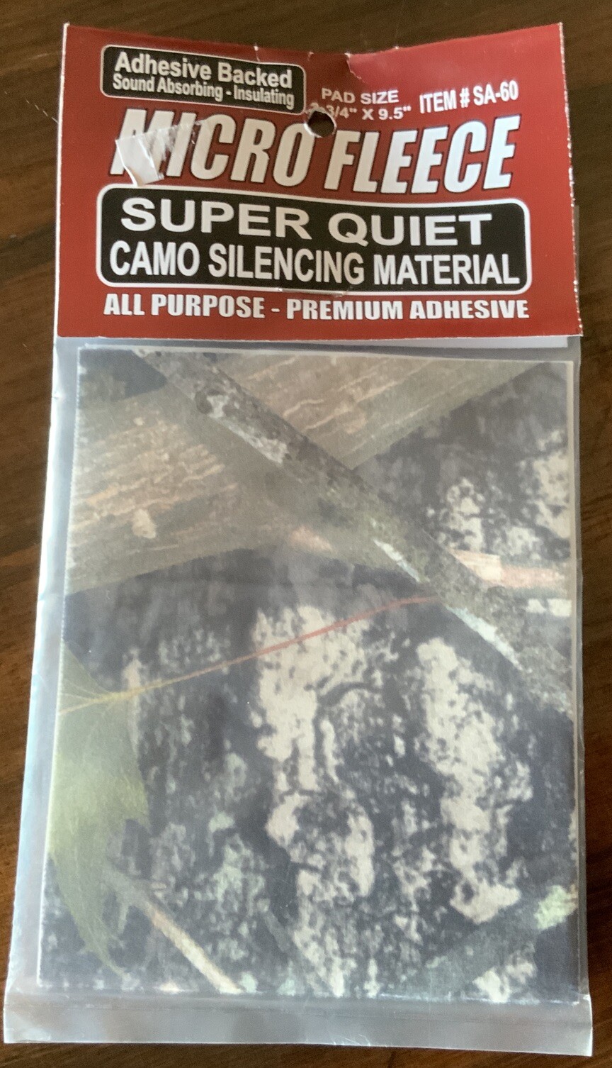 Flleece Super Quiet Archery Adhesive Bow  Sight Silencing Comfort Camo-Pad $6.99
