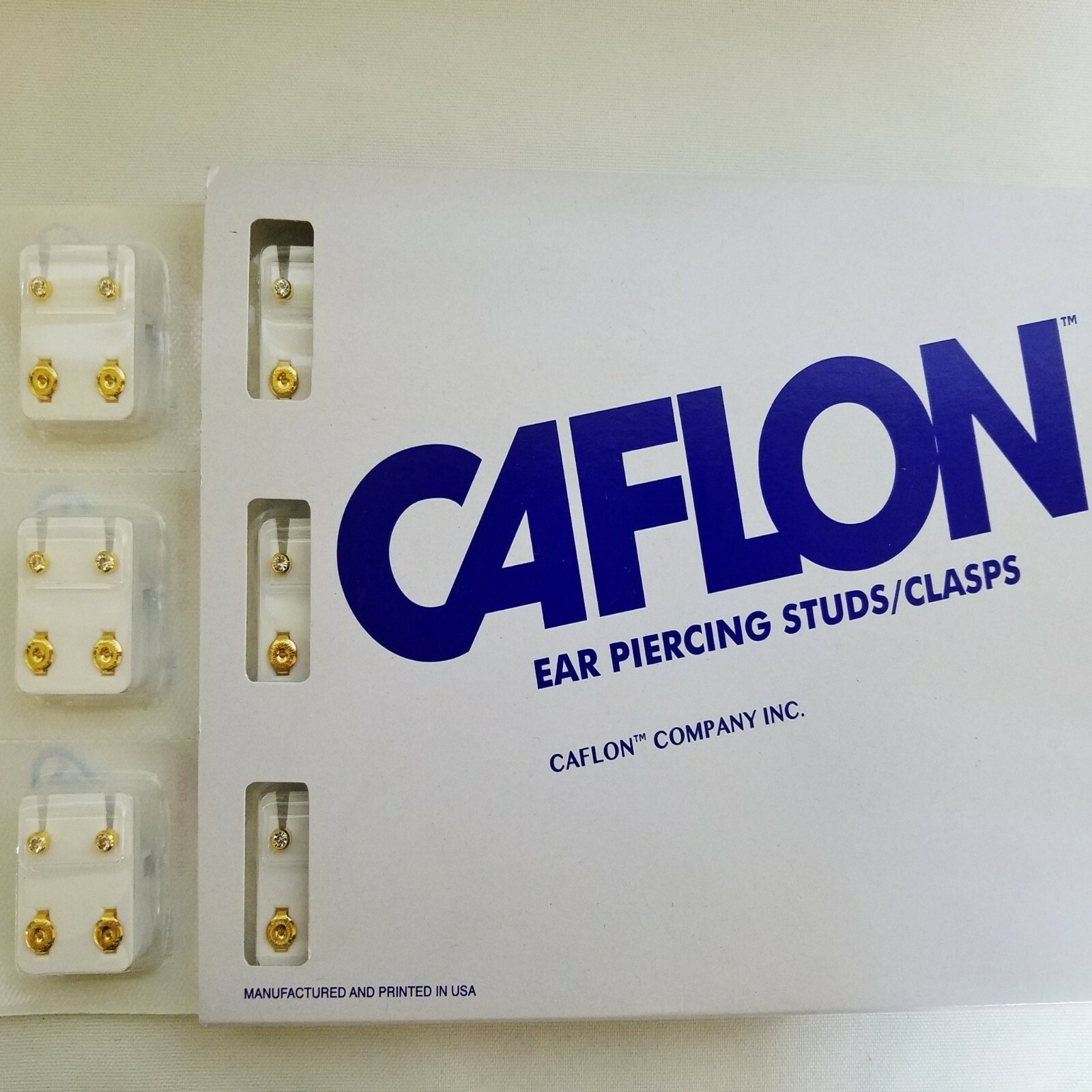 CAFLON EAR PIERCING EARRING 3MM BIRTHSTONE 12 MONTHS COLOR