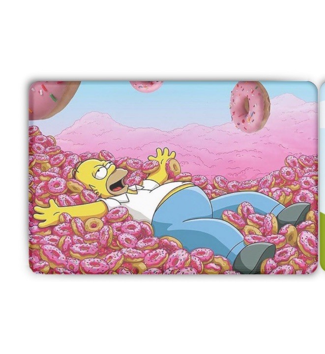 Simpson Homer Donuts Classic style Locker , Refrigerator Magnet 2x3 Souvenir