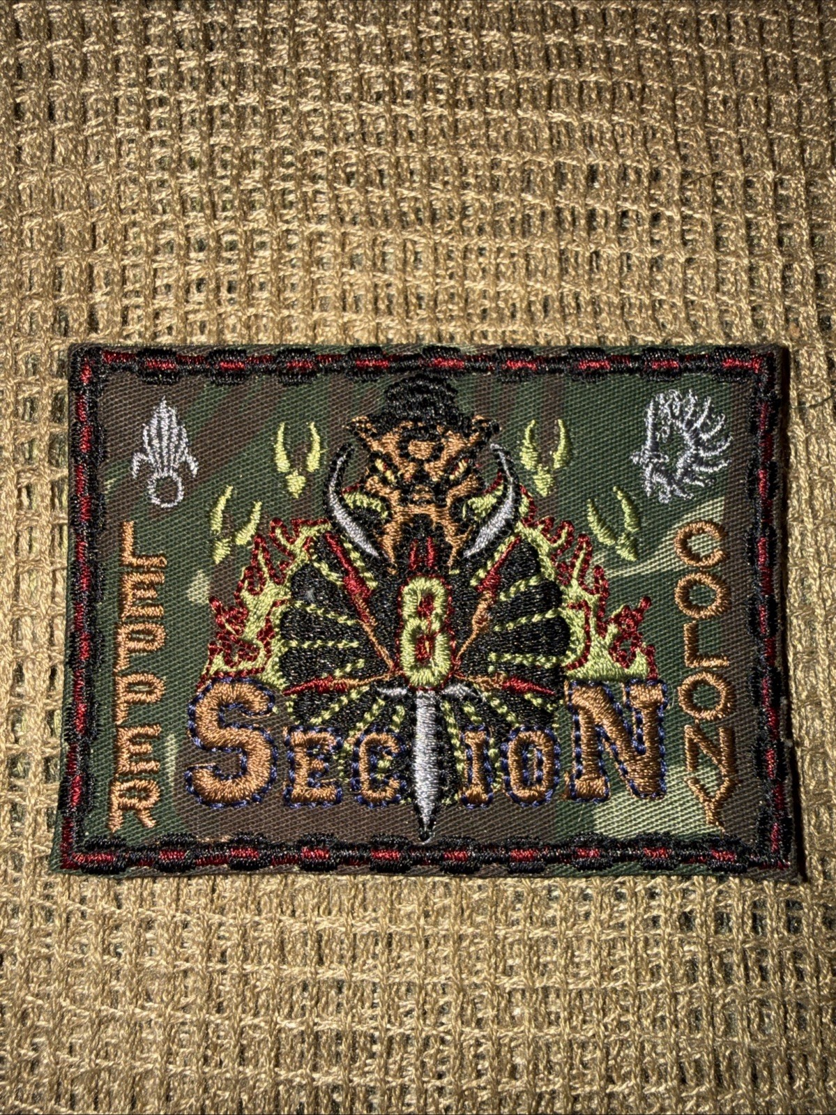 French Foreign Legion LEPPER COLONY 8 Section Commando Afgan War Patch