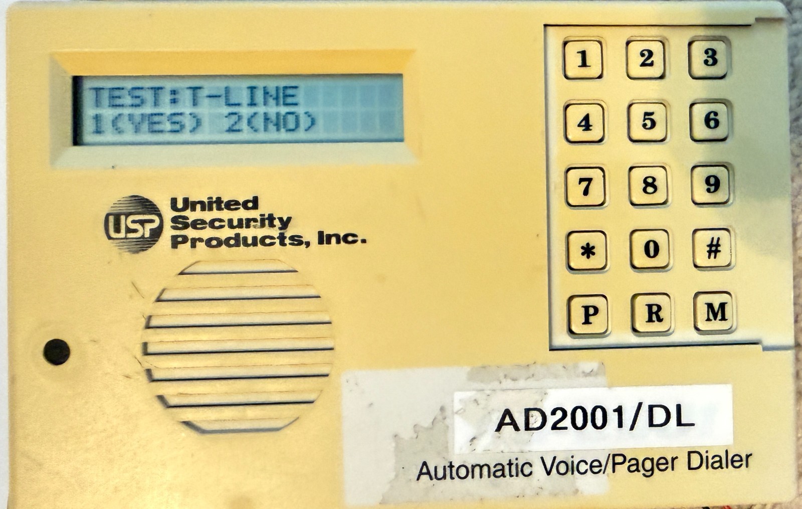 United Security Products AD-2001 DL
