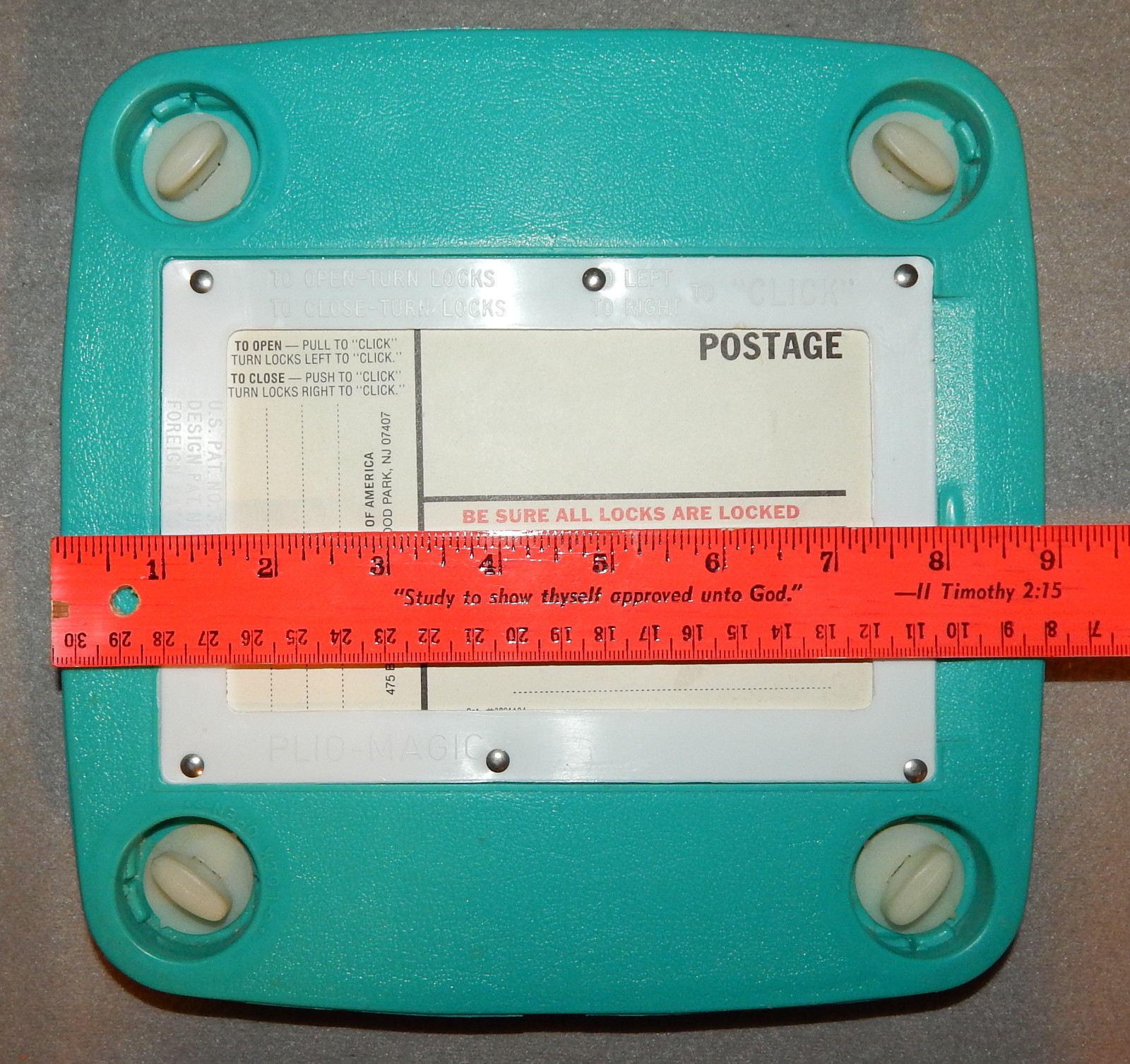 Vintage Plio-Magic 16mm Film Storage Box, 7" Reel, ('movie') new