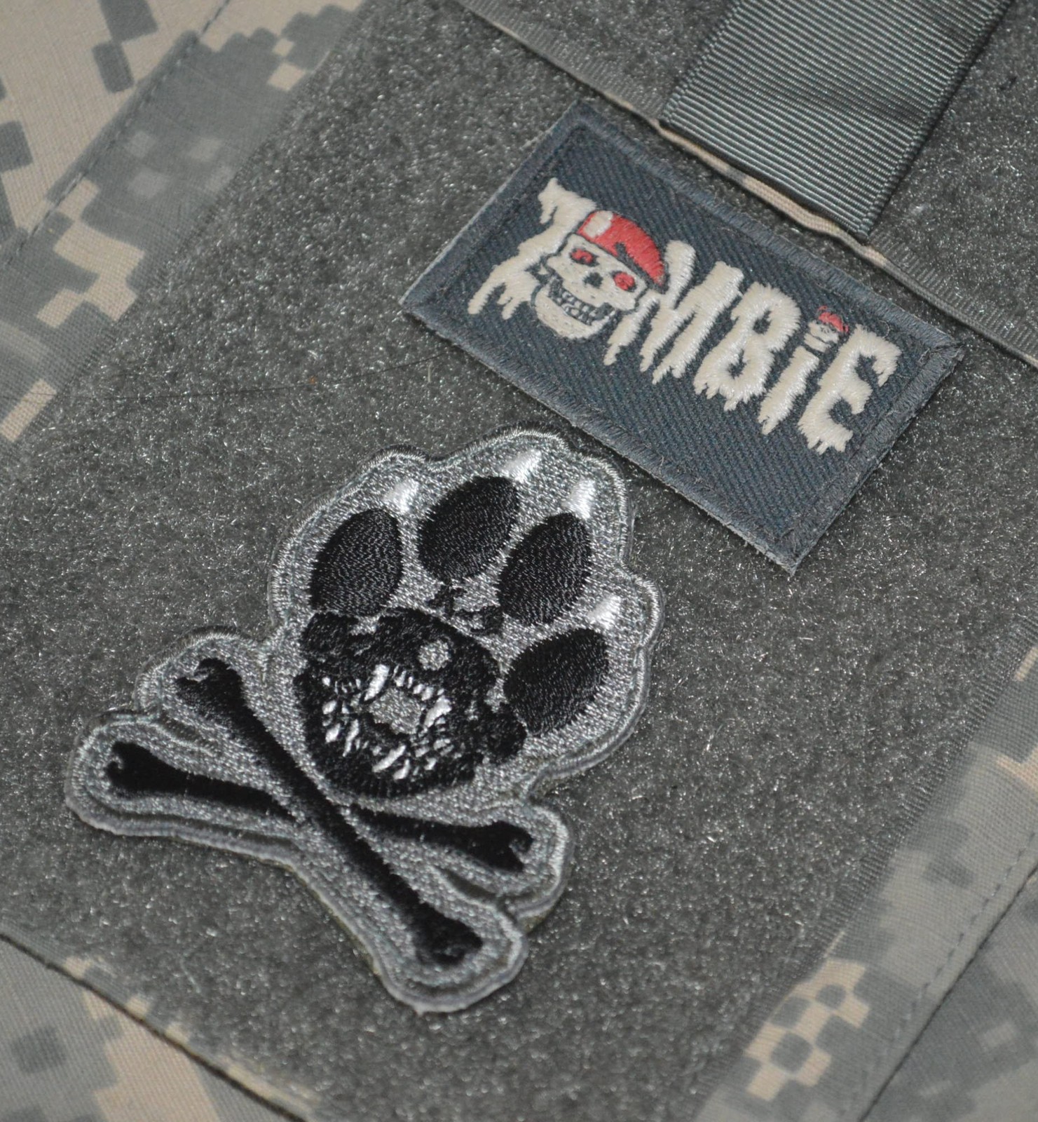 DAESH WHACKER US ADVISERS vêlkrö 2-ITEM: US Flag + CANINE K-9 item #1 & #2 only