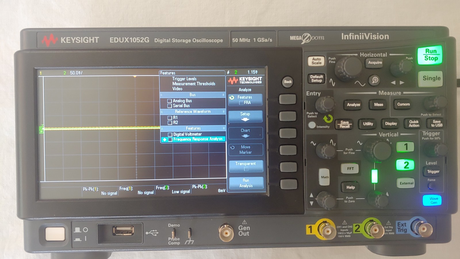 KEYSIGHT EDUX1052G Digital Oscilloscope w/ Built-in Bode Plot, Awesome