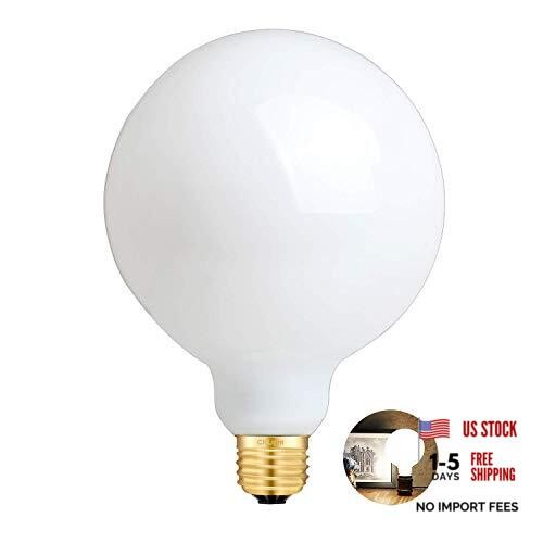 Dimmable 15W 3000K Soft White 5-inch Opal LED Globe Bulb-G40 3000k Soft White