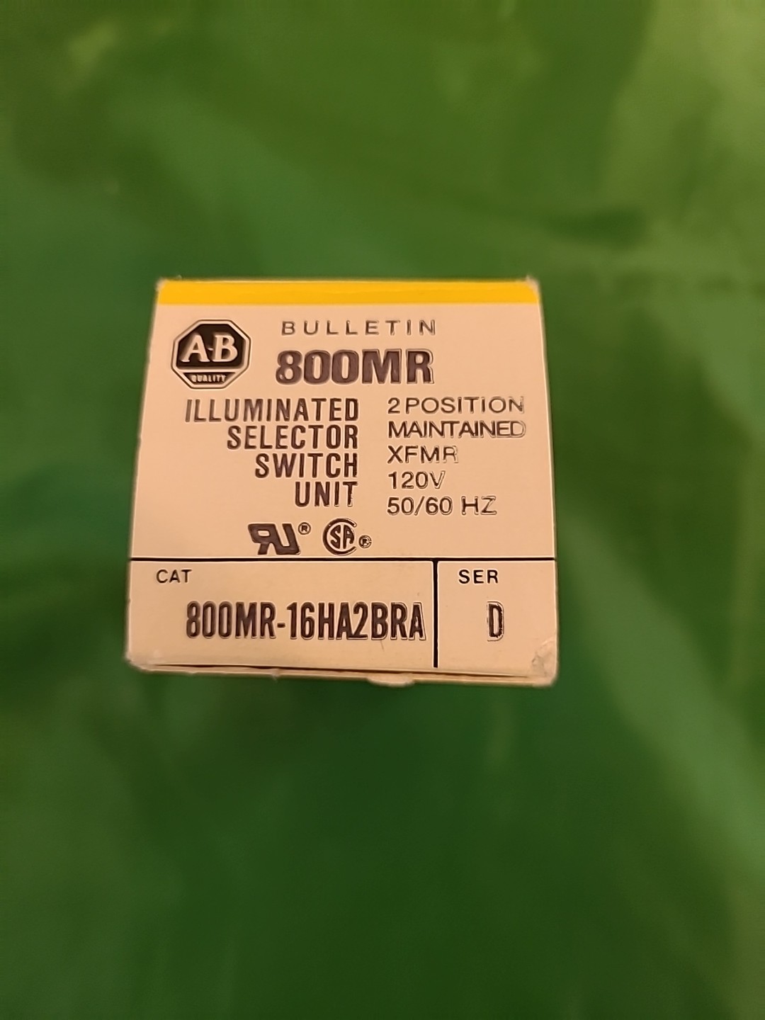 Allen Bradley 800MR-1HA2BRA D Series D Selector Switch