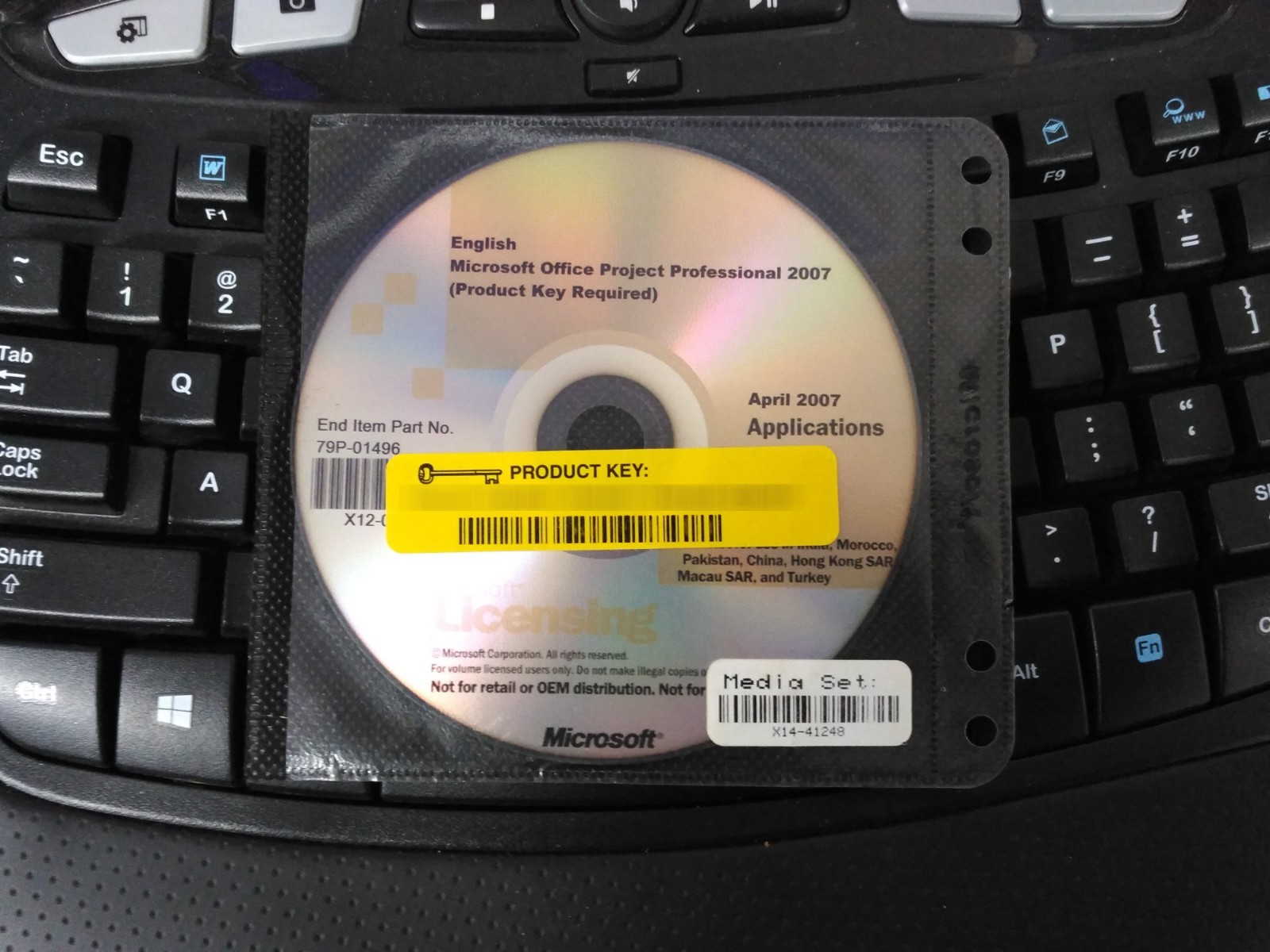 Microsoft Project Professional 2007  Full Version Media CD