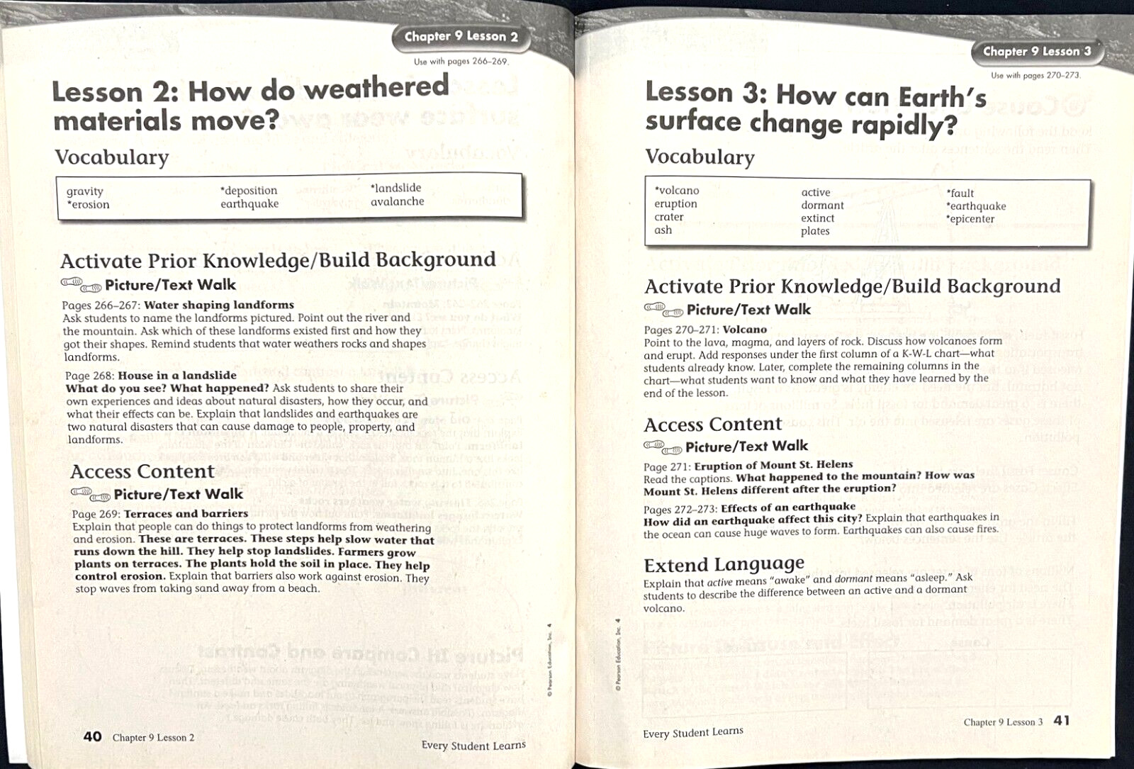 4th Grade - SCIENCE - EVERY STUDENT LEARNS - TEACHER GUIDE (2006, Foresman)