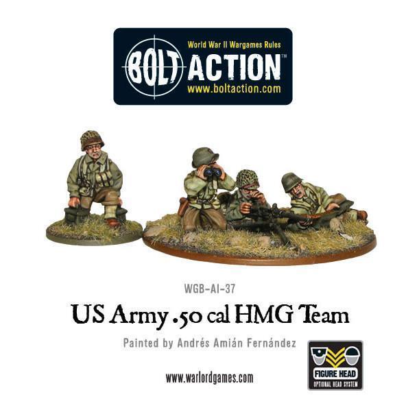 US Army 50 Cal HMG team Bolt Action Warlord