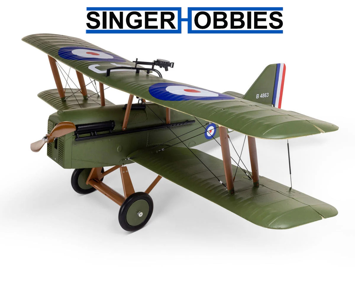E-flite EFL10950 SE5a Biplane BNF Basic Electric Airplane (900mm) w/ AS3X & SAFE