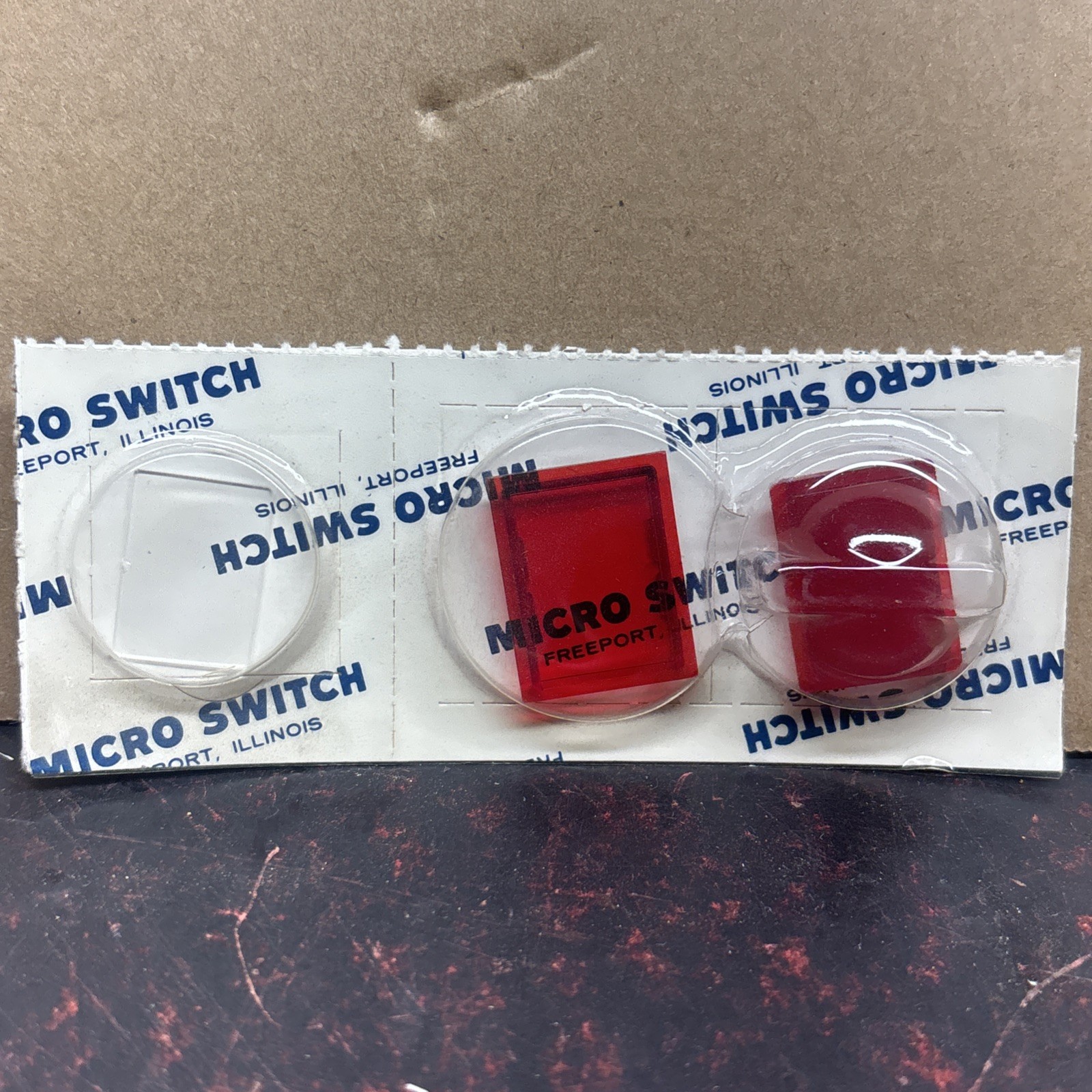 HONEYWELL 2A66 / 2A66 NEW IN BIX MICROSWITCH RED COVER PLATE SWITCH