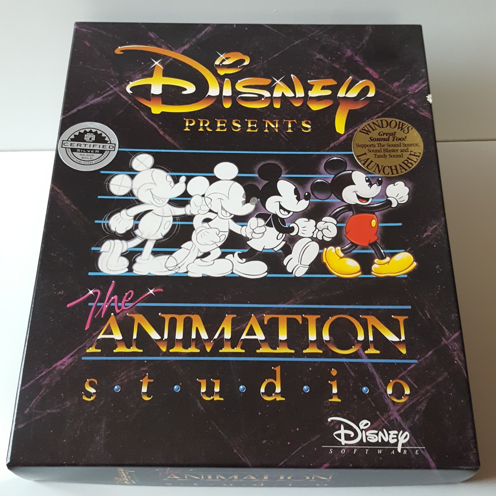 Vintage 1991 Disney Animation Studio Software Complete w/ 6 Disks Manuals Box