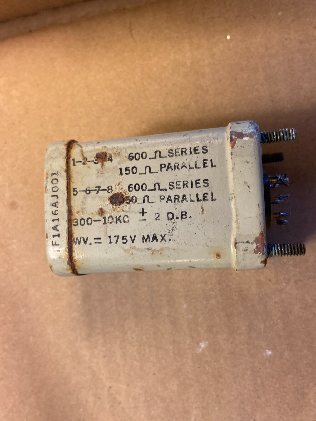 SCEL TR6103 Line to Line Transformer 300-10khz 600 ohm split 15dbm TF1RX16AJ001