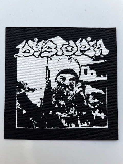 Dystopia Cloth Patch Sew On Badge Punk Rock  4" X 4" (CP360)