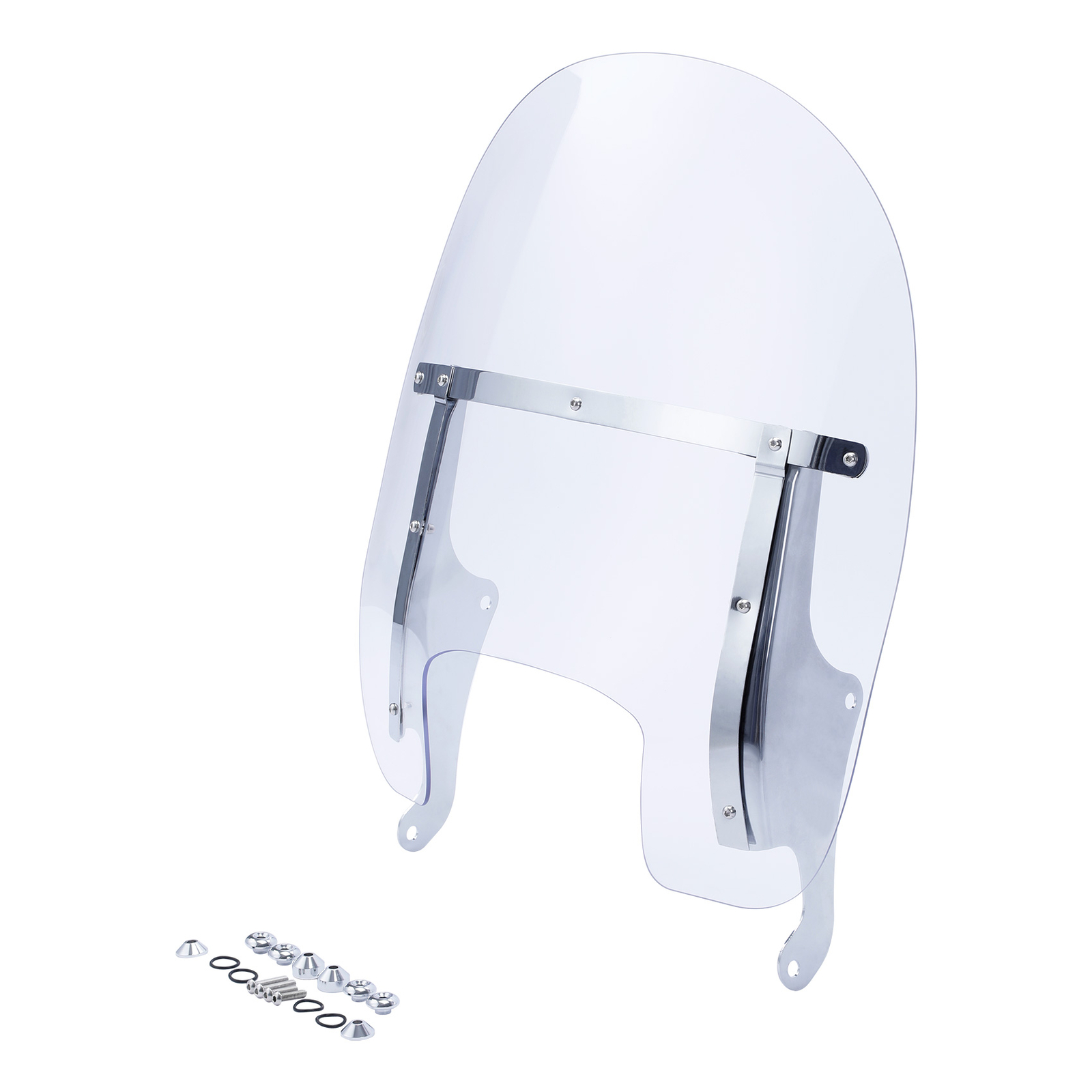 19" Clear Windscreen Windshield Fit For Harley Fat Boy FLFB FLFBS 2018-2025 2019