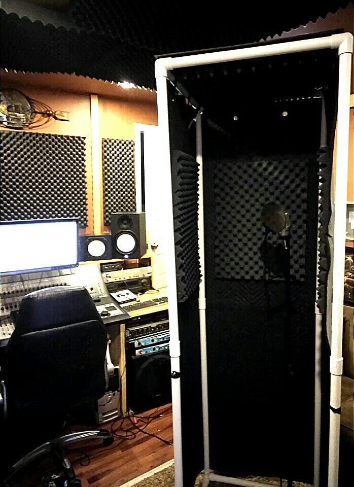 MICBOOTH-911  / Portable ISOLATION Vocal BOOTH W/ Light 78" High