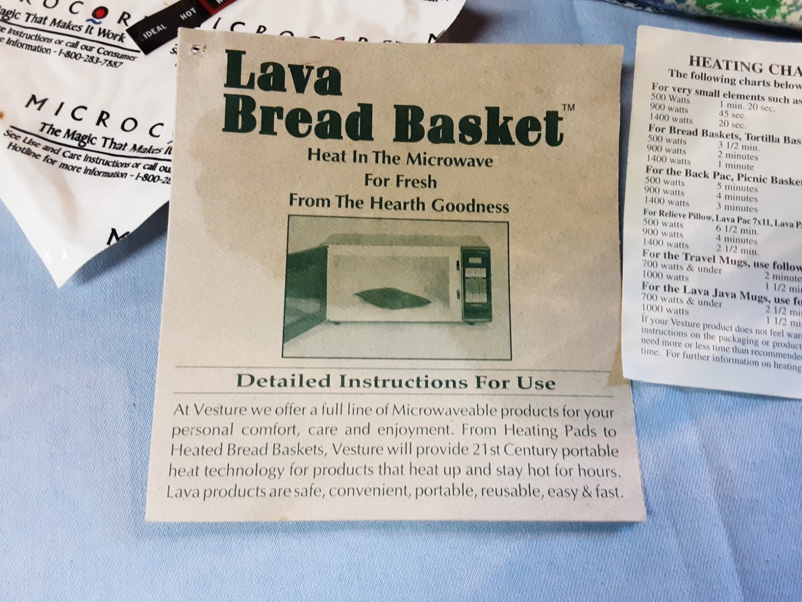 Vesture Lava Bread Basket Keeping Bread Warm