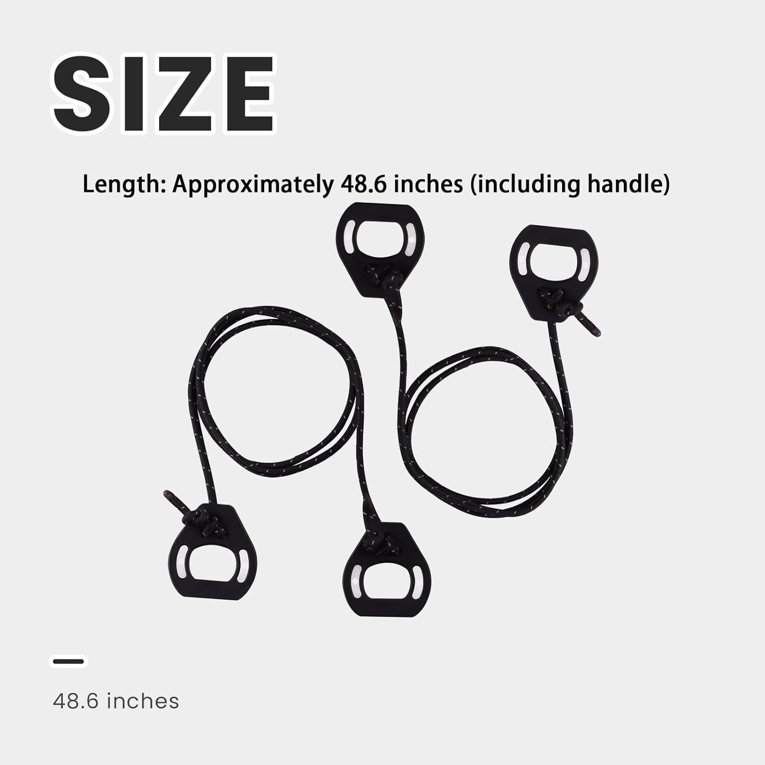 ​​2097 Standard Crossbow Stringing Aid Cables 48.6" For Excalibur Crossbow 2Pcs
