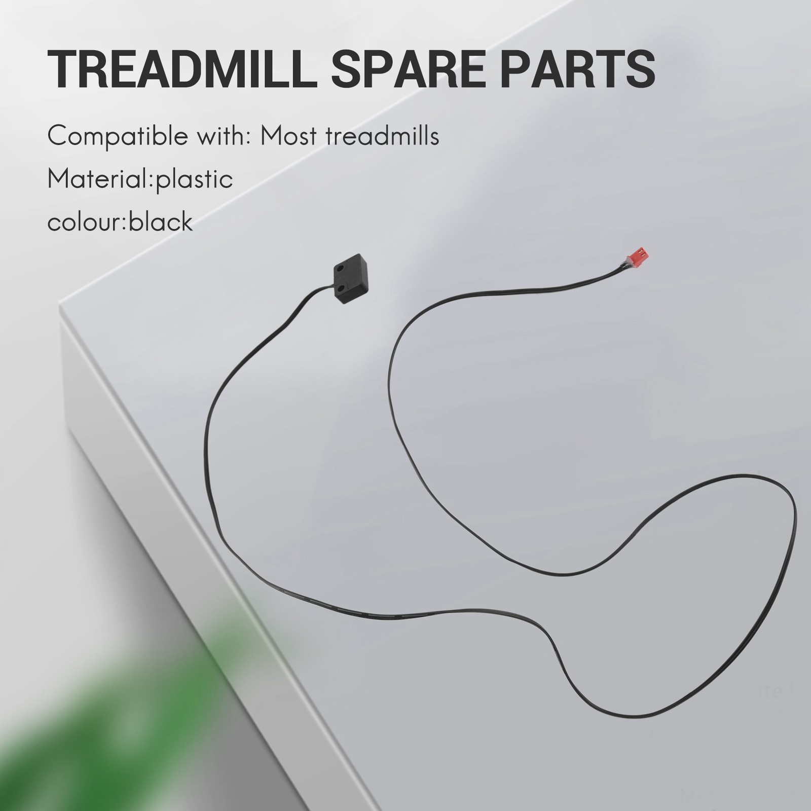 Treadmill Speed Sensor Cable 2 Pin Light Sensor Tachometer Magnetic7533