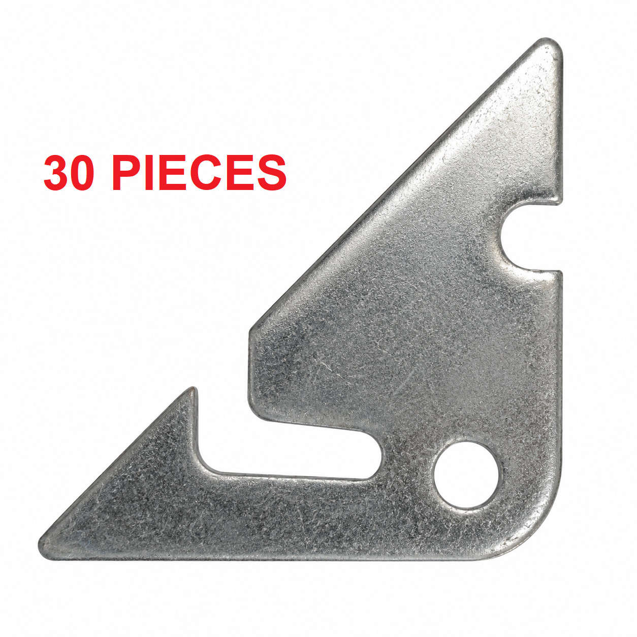 4" x 3" Chain Door Keeper Gate Latch Fence Ranch Weld On 9ga Zinc Plated (30pcs)