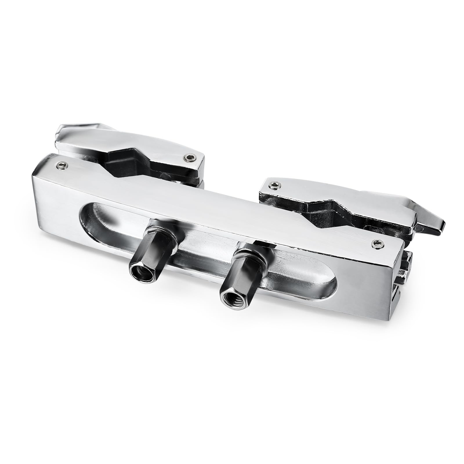 Cymbal Stand Multi-Clamp, Silver Drum Clamp Mount, Adjustable
