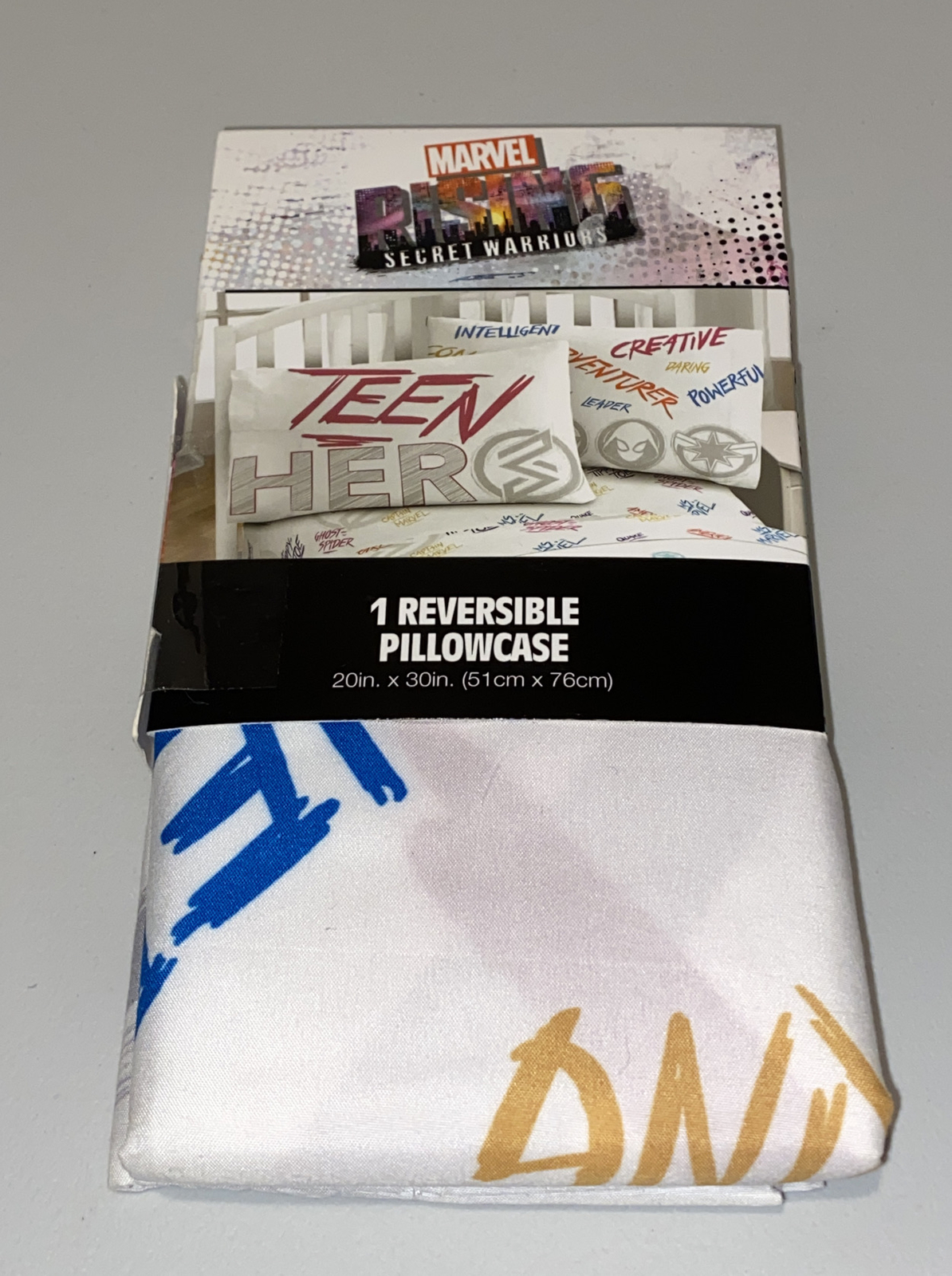 Jay Franco & Sons Marvel Rising Secret Warriors Reversible Pillowcase (1) Kids