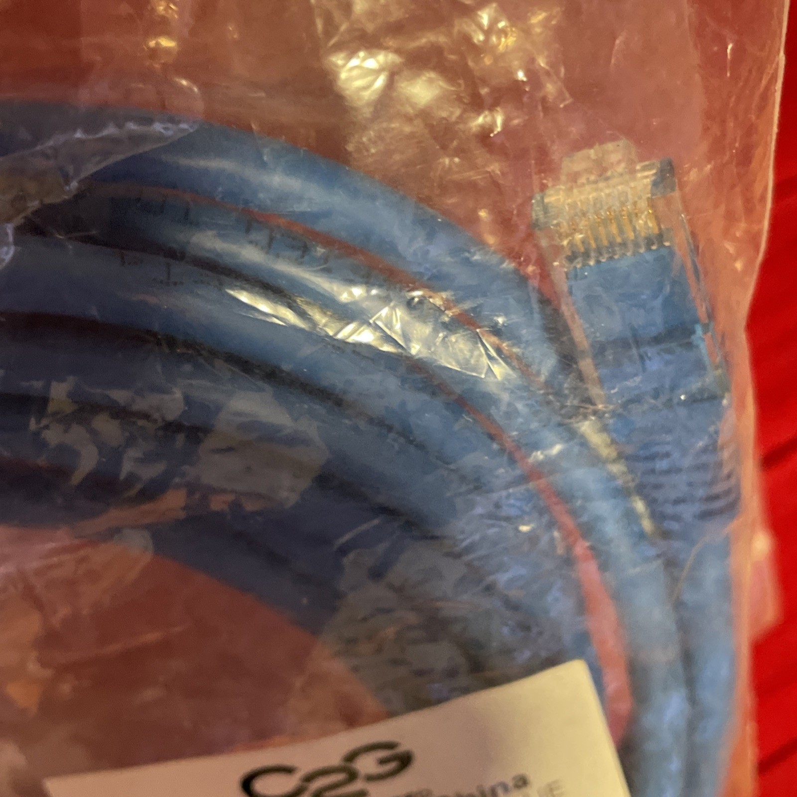 14 Feet Category 6 Ethernet Cable, Unshielded (UTP) Blue Color