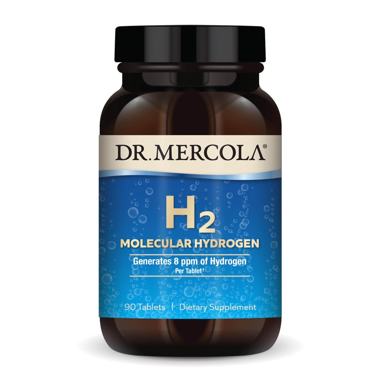 Dr. Mercola H2 – 90 Pills Molecular Hydrogen Count | 8ppm Antioxidant Assistance