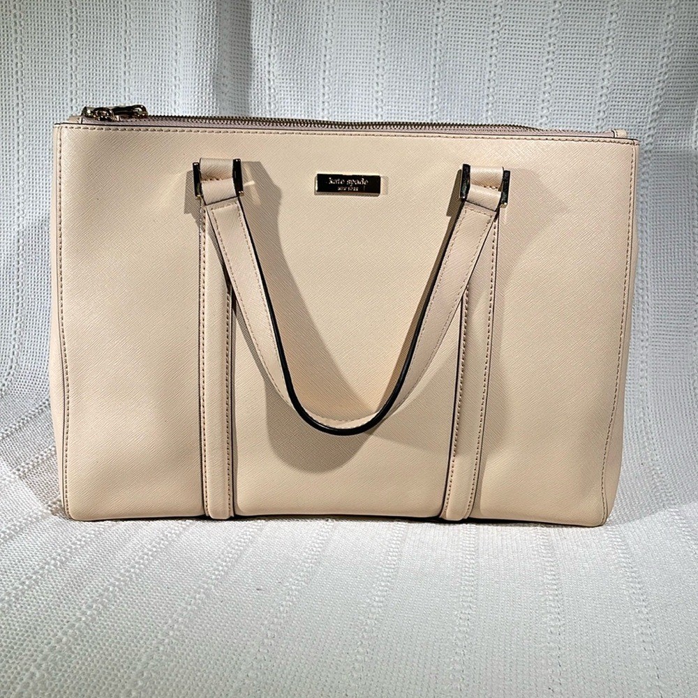 Kate Spade Blush Pink Commuter Handbag; no long strap.