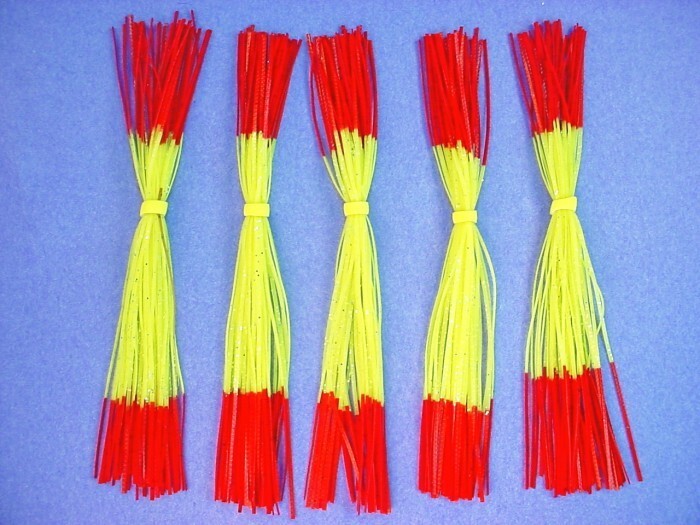 5  Silicone Skirt Chart/Red Tip 5-208 Fish Lure Spinnerbait Buzz  jig tackle