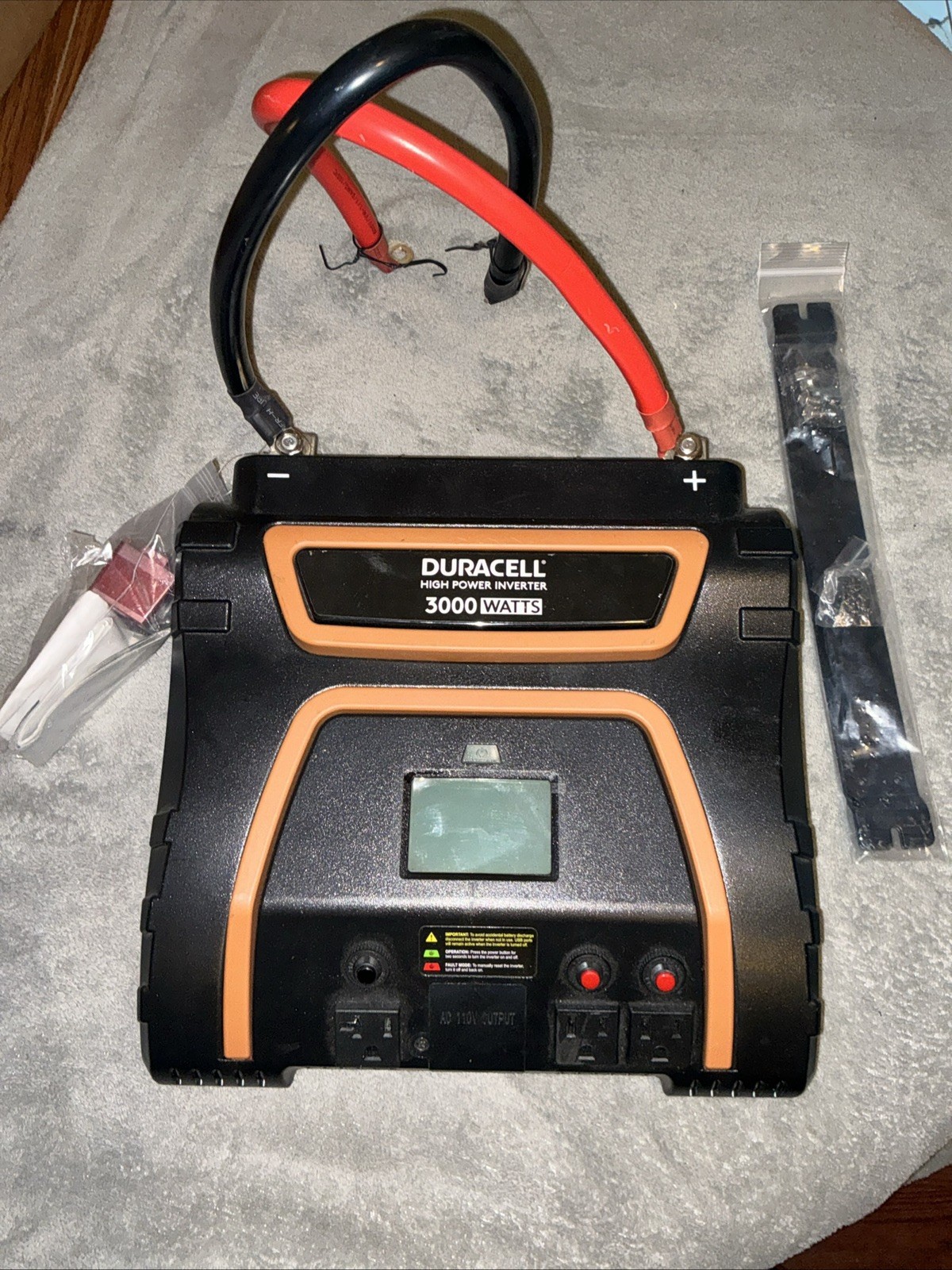 Duracell 3000W High Power Inverter Portable AC Power|RV Camping|DR3000INV No Box