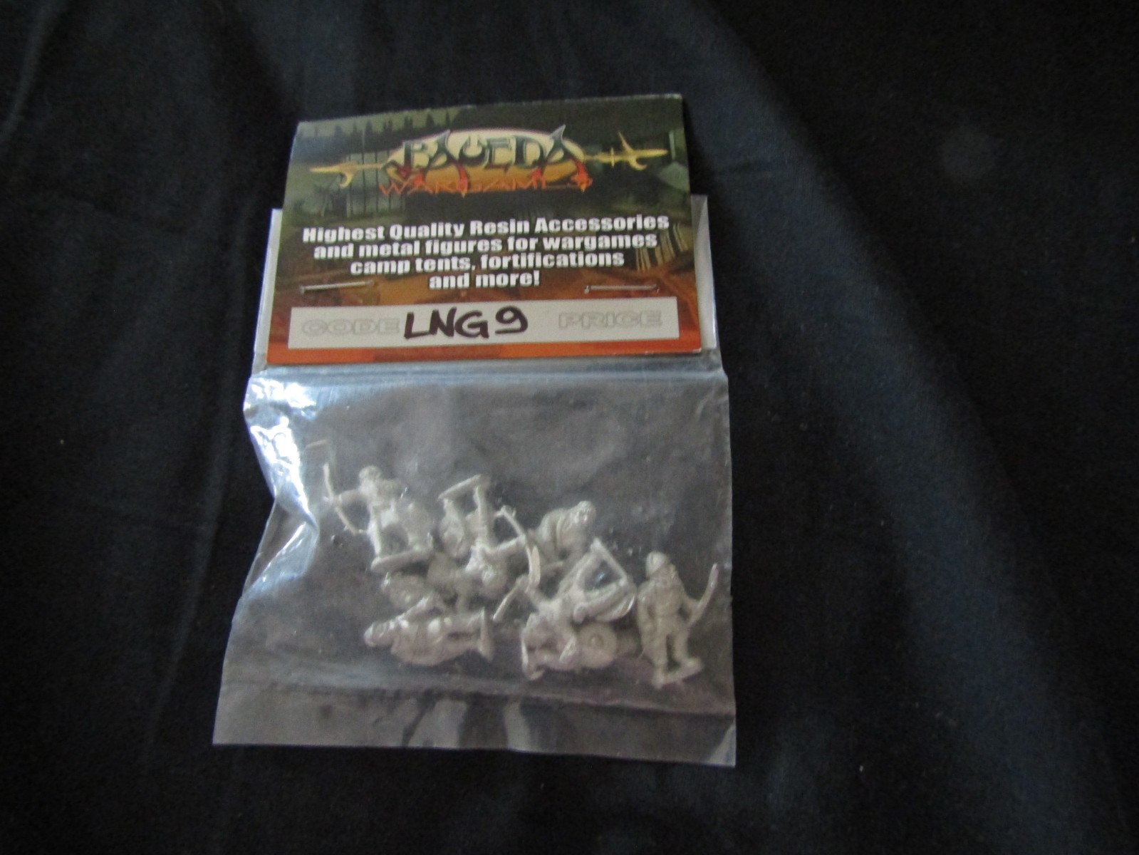 Vintage Baueda  Wargames Metal Figures LNG 1 New Old Stock