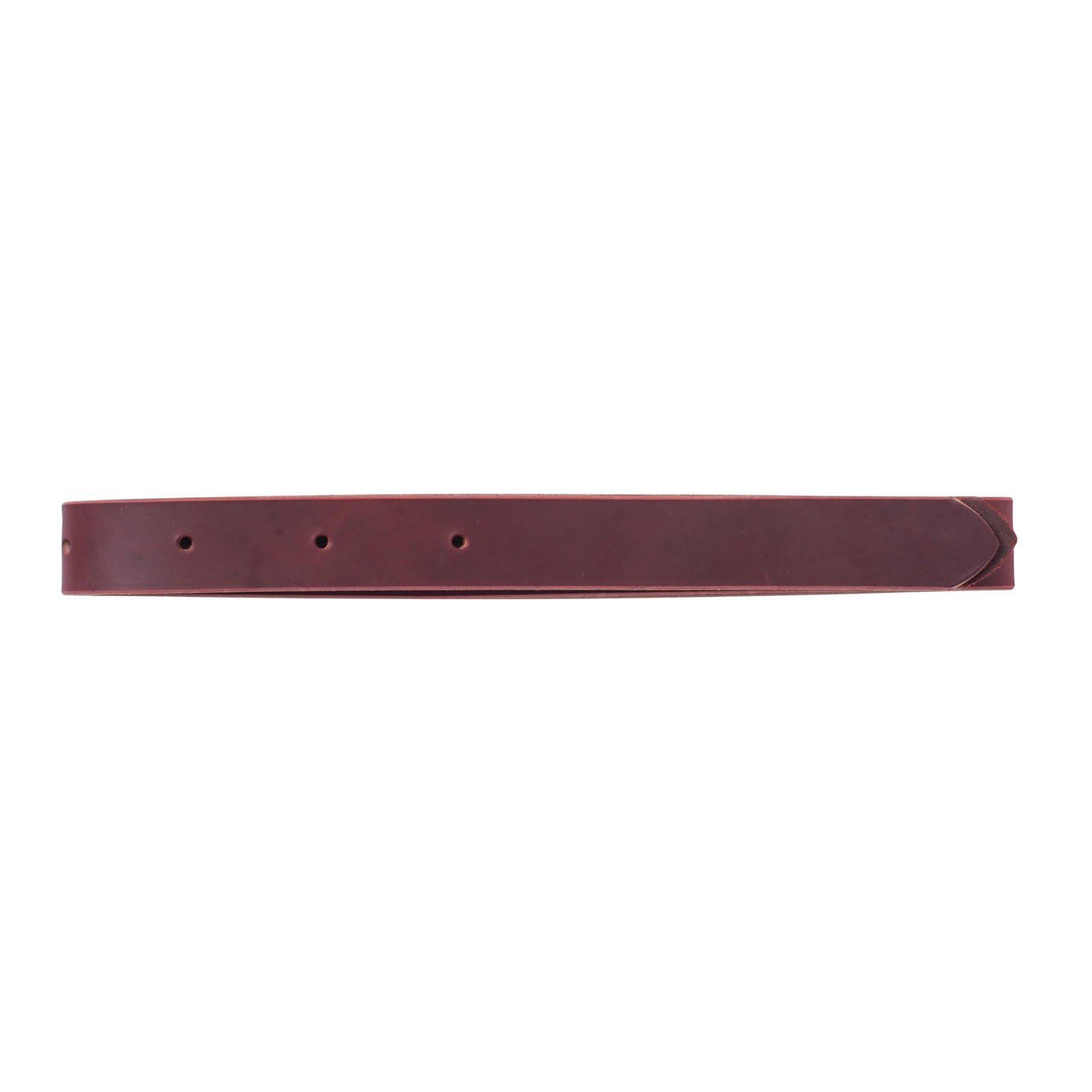 Burgundy Latigo Leather Half Billet 1.75 x 72 for Front or Back Cinches