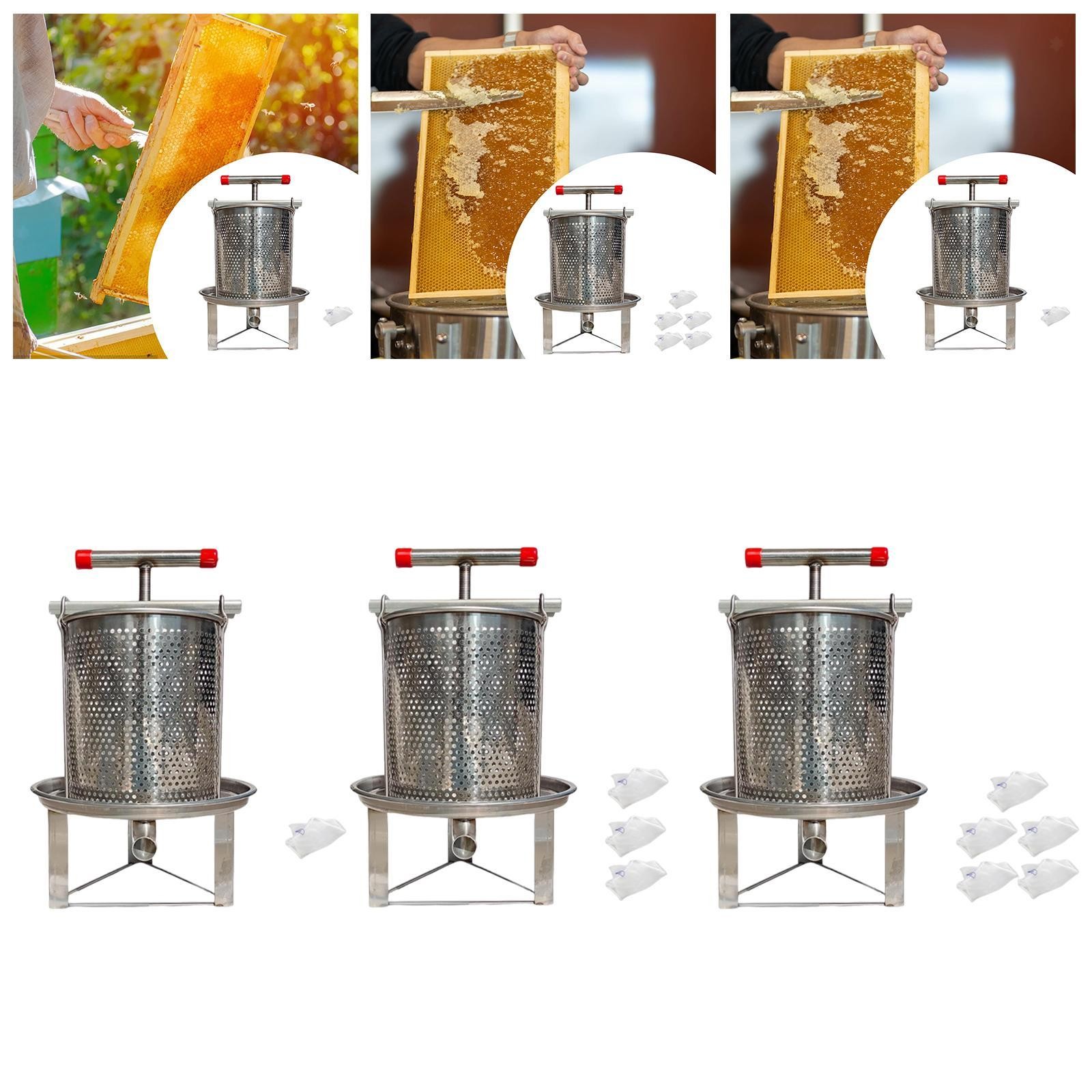 Honey Press Machine Wine Making Stable Base Manual Stainless Steel Multipurpose