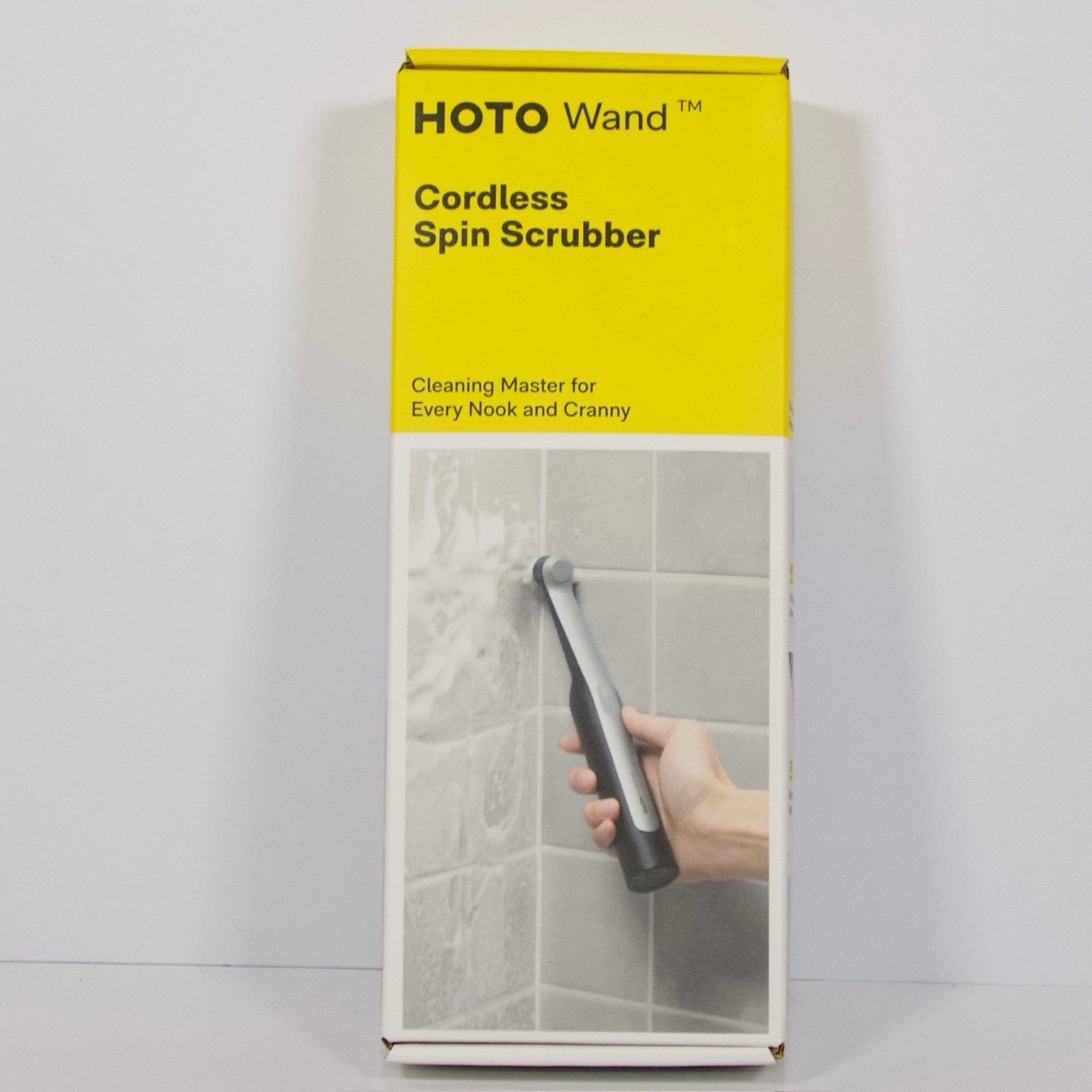 HOTO Wand Cordless Spin Scrubber – Rechargeable Cleaning Brush