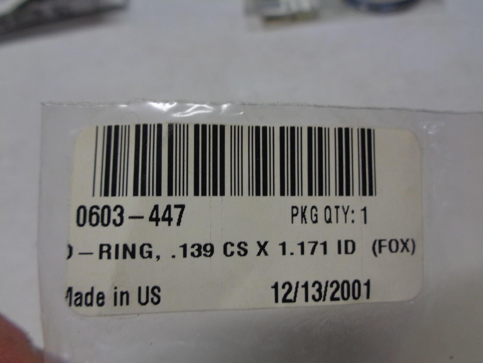 ARCTIC CAT O-RING 0603-447